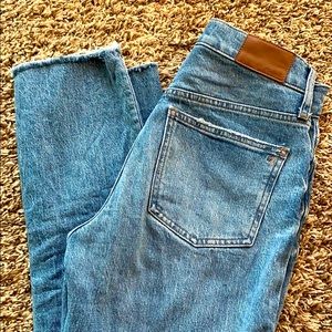 Madewell The Perfect Vintage Jean Raw Hem